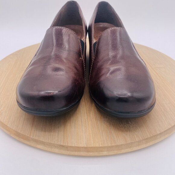 Dansko Shoes Womens 6.5 37 Brown Leather Comfort Flats Minimalist - Picture 3 of 12